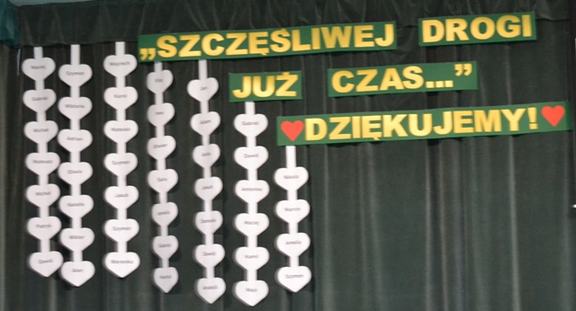 UROCZYSTE ZAKOŃCZENIE ROKU SZKOLNEGO KLAS 8