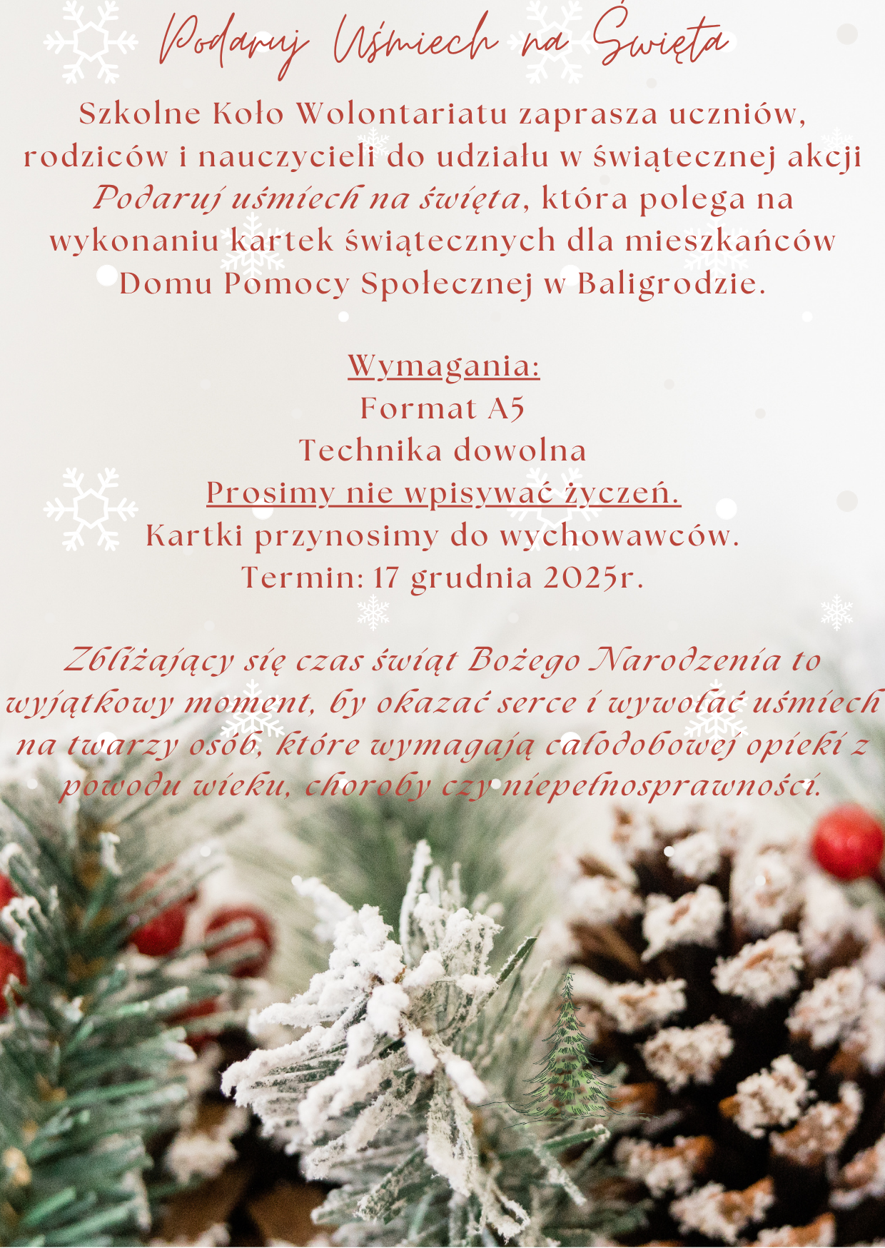 Podaruj Uśmiech na Święta