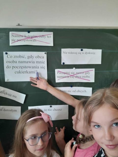 Program profilaktyczny „Cukierki” w klasie 3b