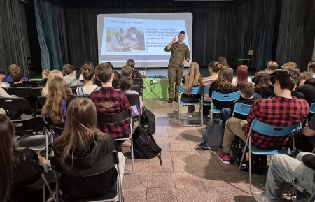 Spotkanie z przedstawicielami Wojska Polskiego