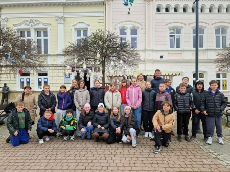 Wielkanocne dekoracji Rynku w Sanoku